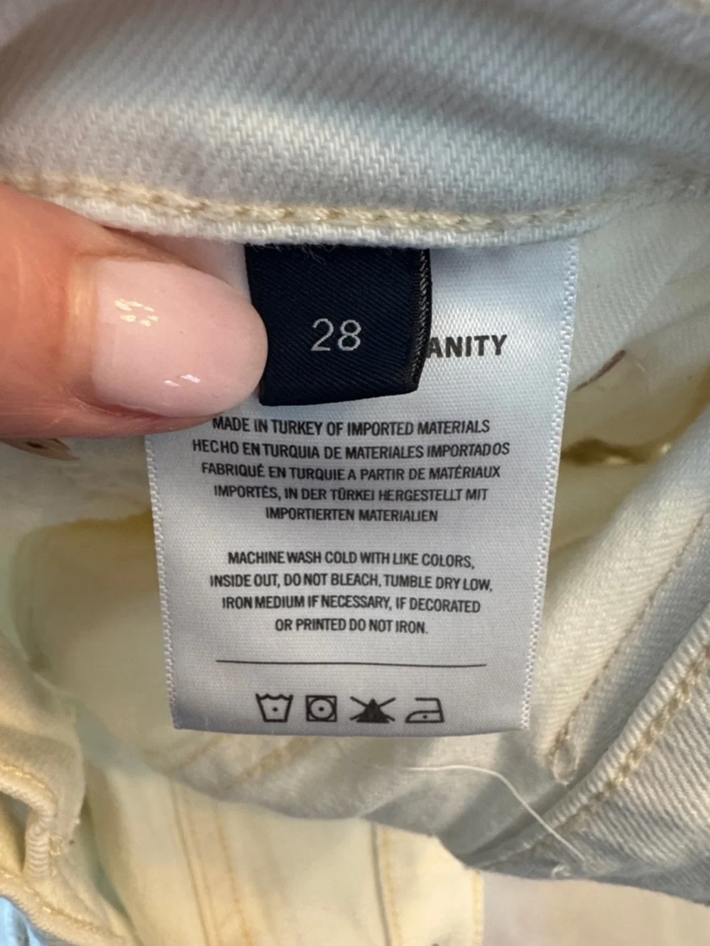 Citizens Of Humanity Paloma White High Rise Wide Leg Jeans, sz 28 - Picture 4 of 15